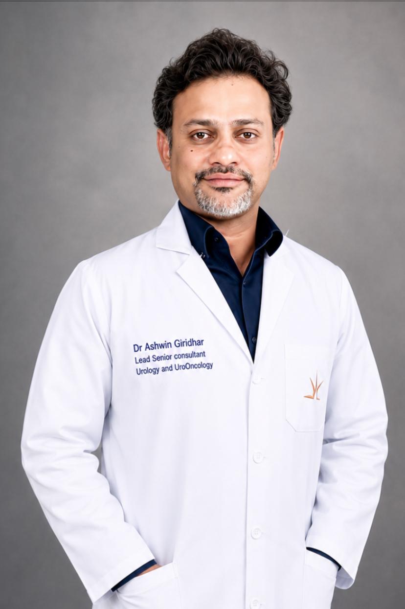 Dr. Ashwin Giridhar, Lead Consultant Urologist & Uro-Oncologist at Surecare Clinic, Yelahanka